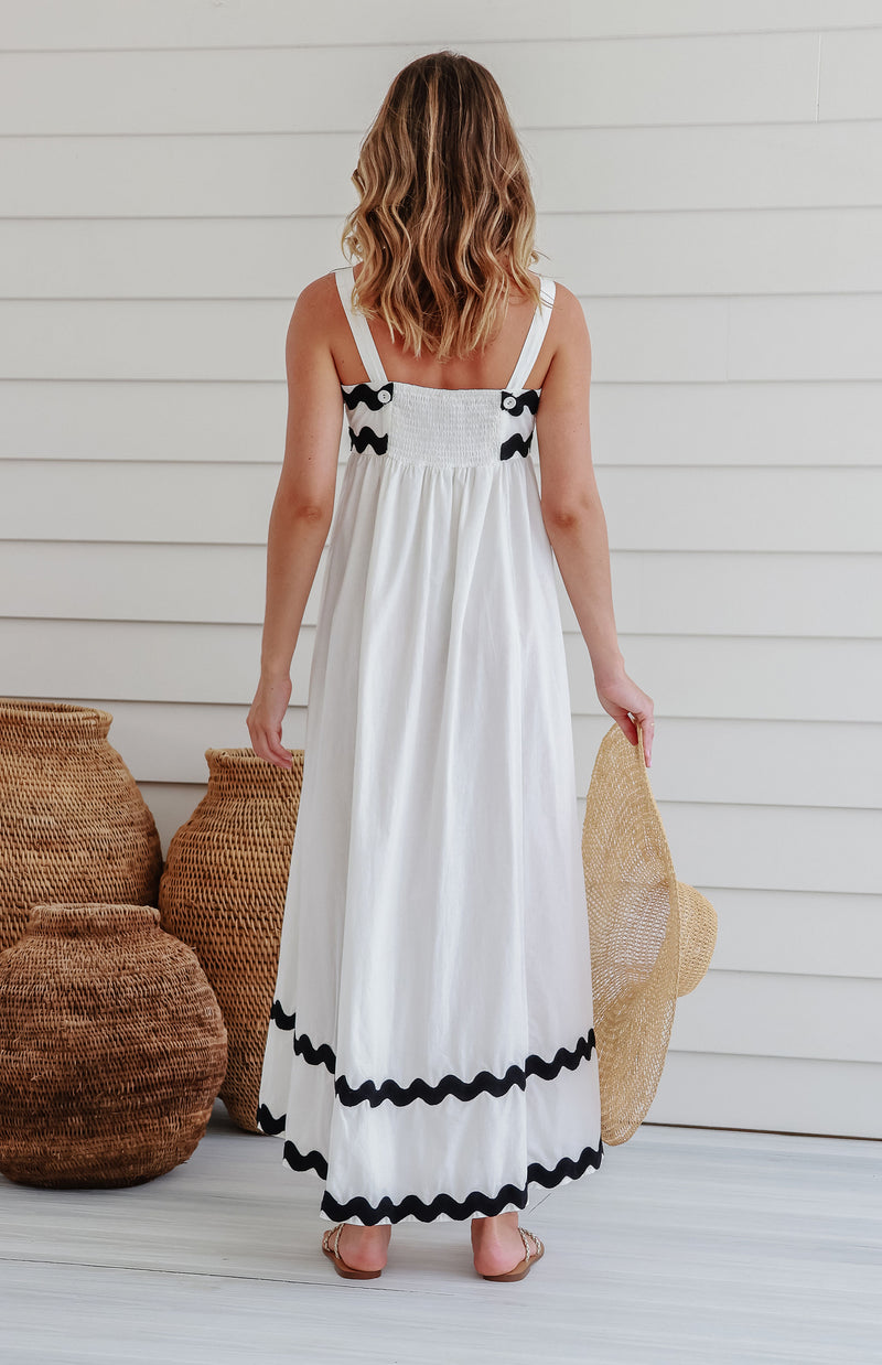 SOLANA DRESS - WHITE